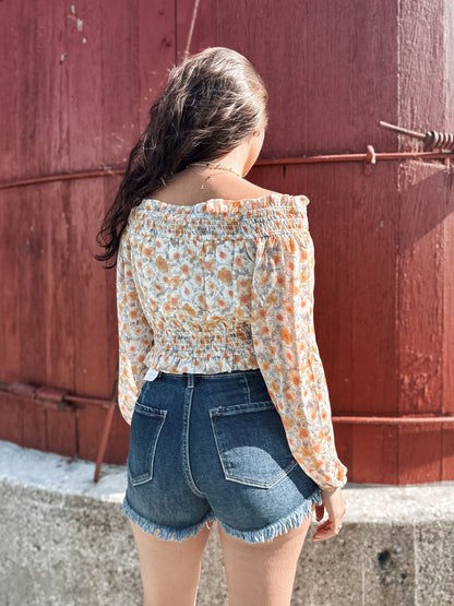 Marigold Shoulder Top