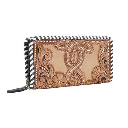 Gaze Tooled Leather Wallet