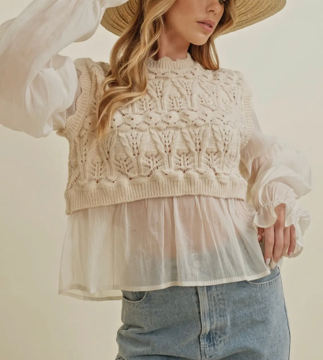 Crochet Layered Top