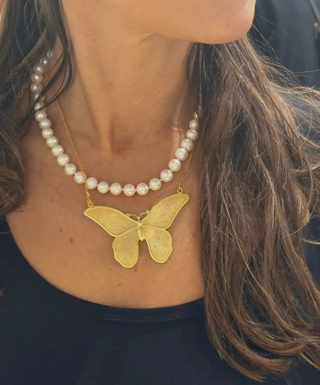 Golden Butterfly Necklace