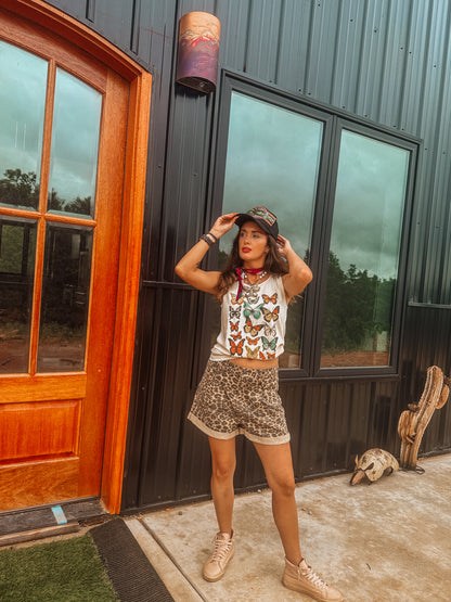 Vintage Butterfly Tank