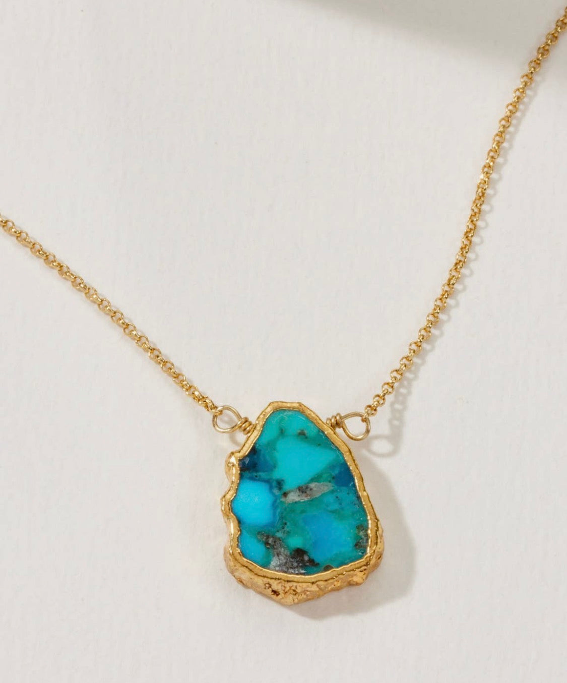 Gold Turquoise Necklace
