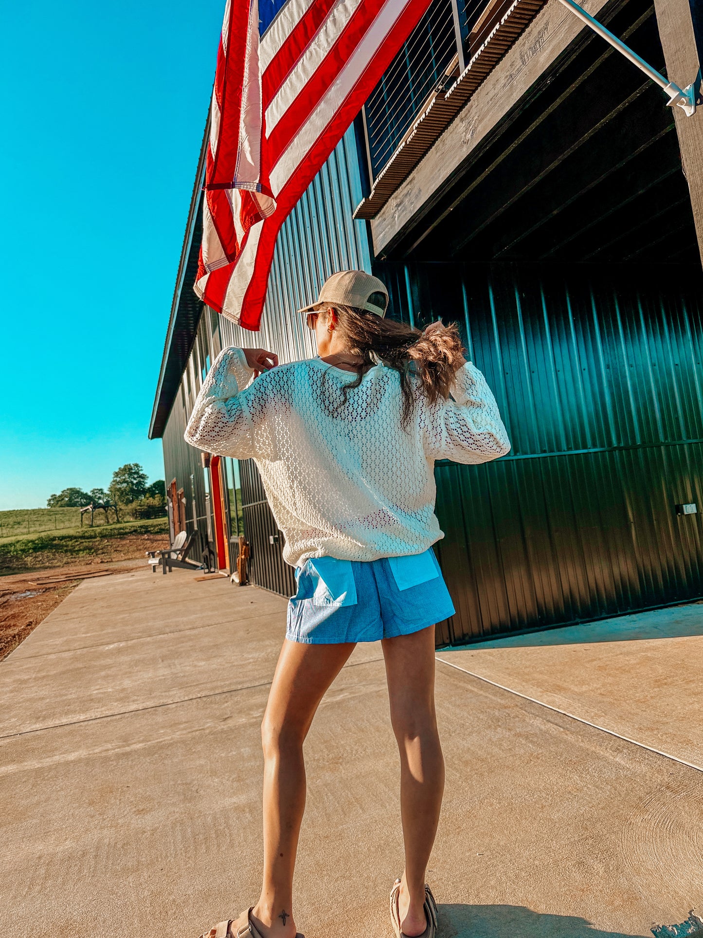 Low Rise Red & Blue Boxer Shorts