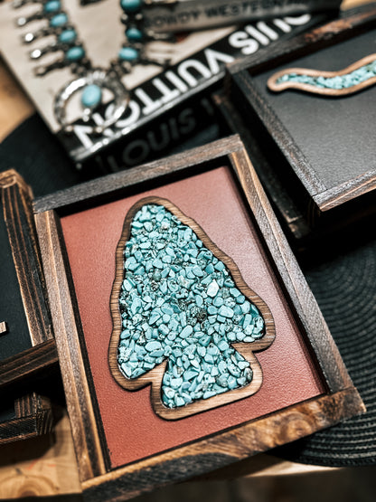 Turquoise Arrowhead Decor