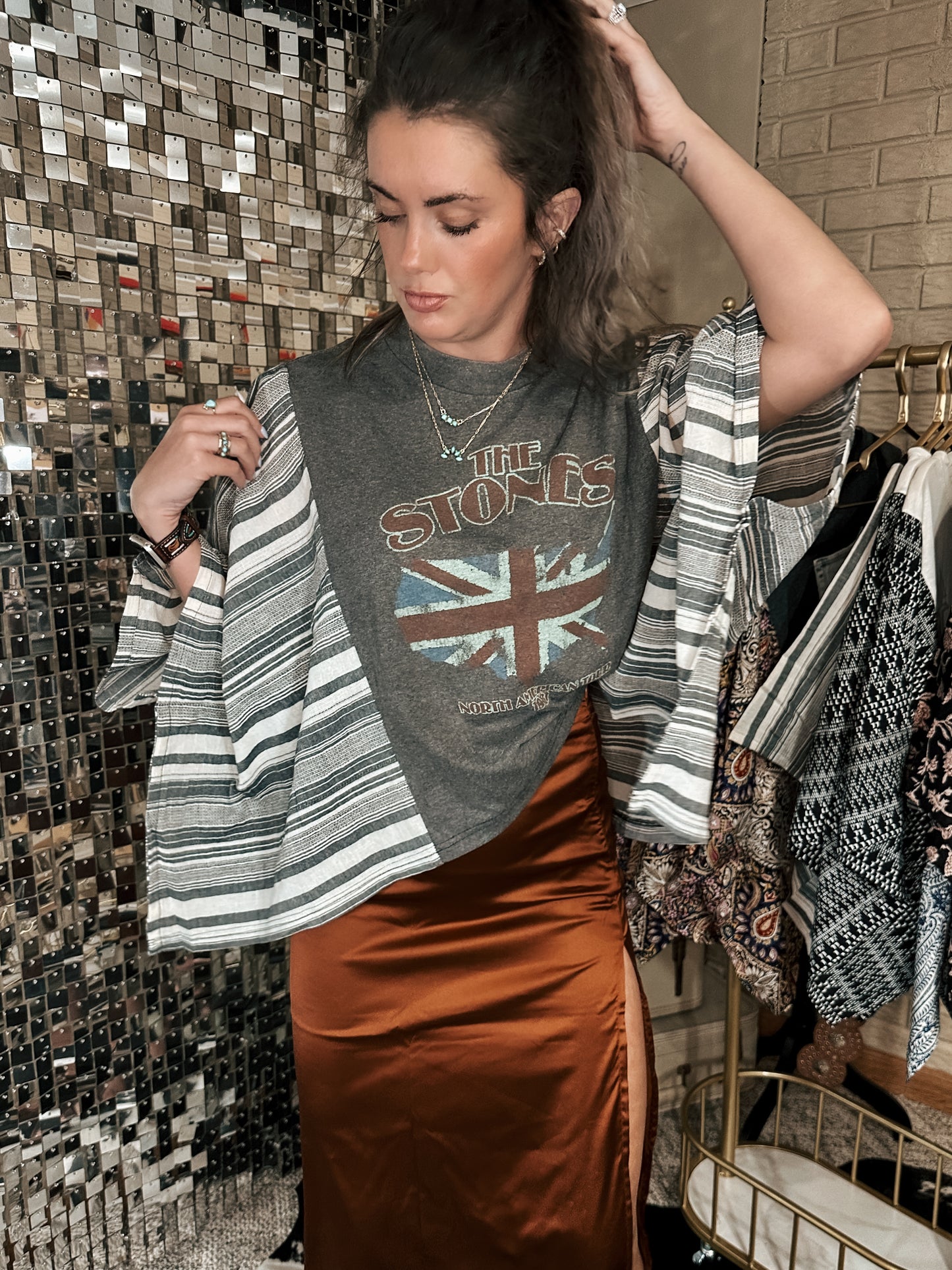 Stones Vintage Bell Sleeve Tee