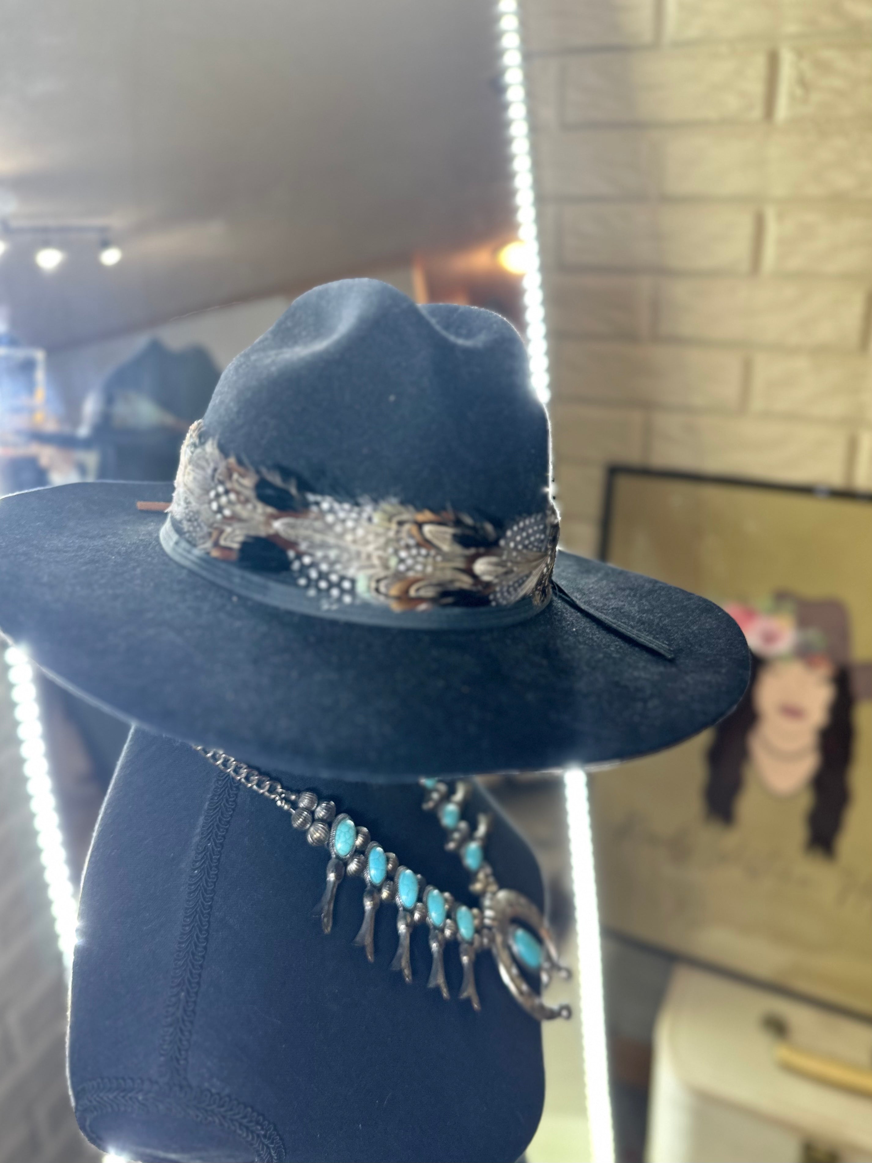 Feather Falcon Hat Band