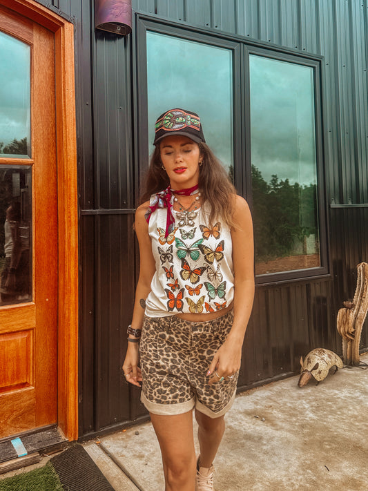 Vintage Butterfly Tank