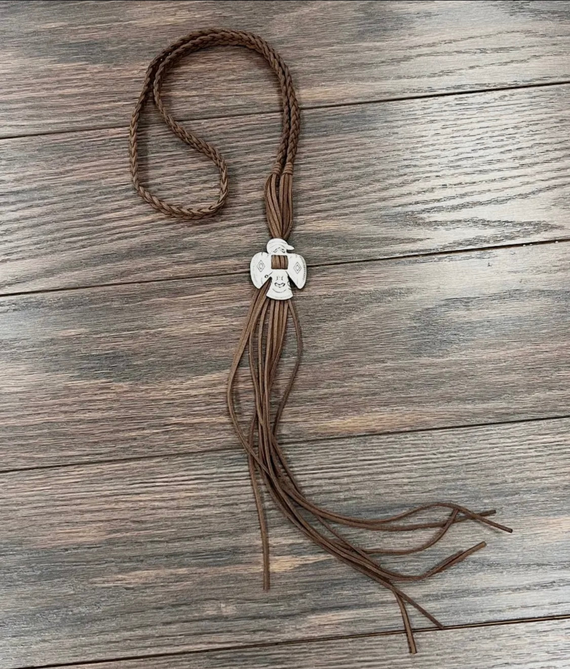 Leather Braided Necklace