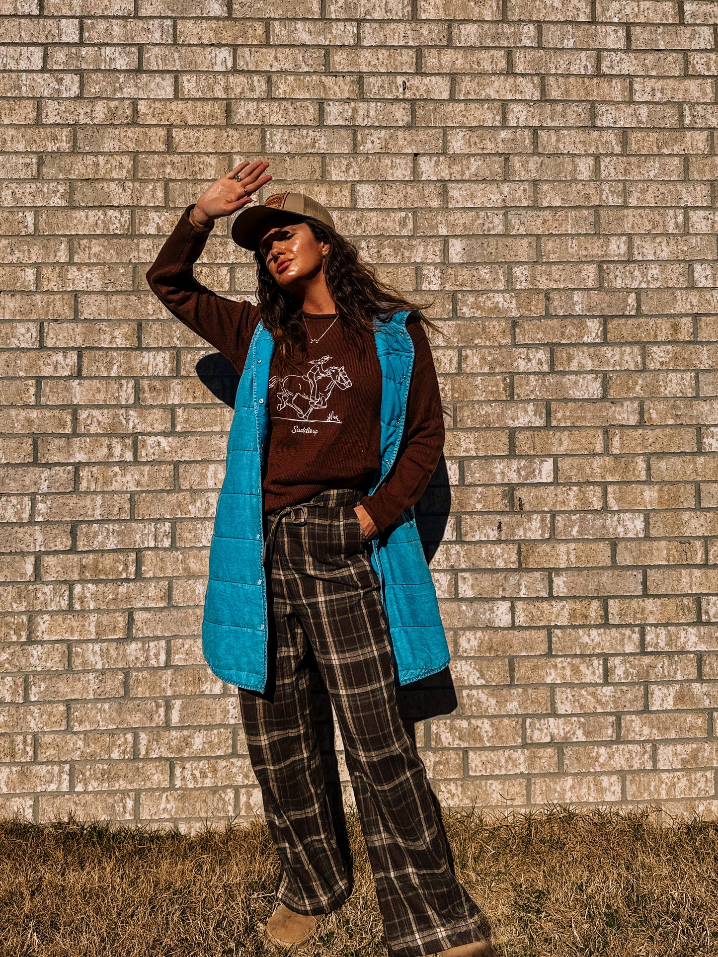 Expresso Saddle Up Sweater