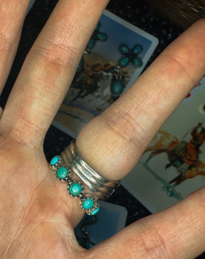 Stack Authentic Turquoise Ring (size 5)