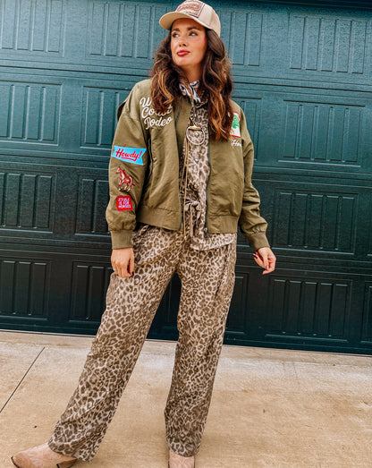 West Coast Embroidered Bomber Jacket