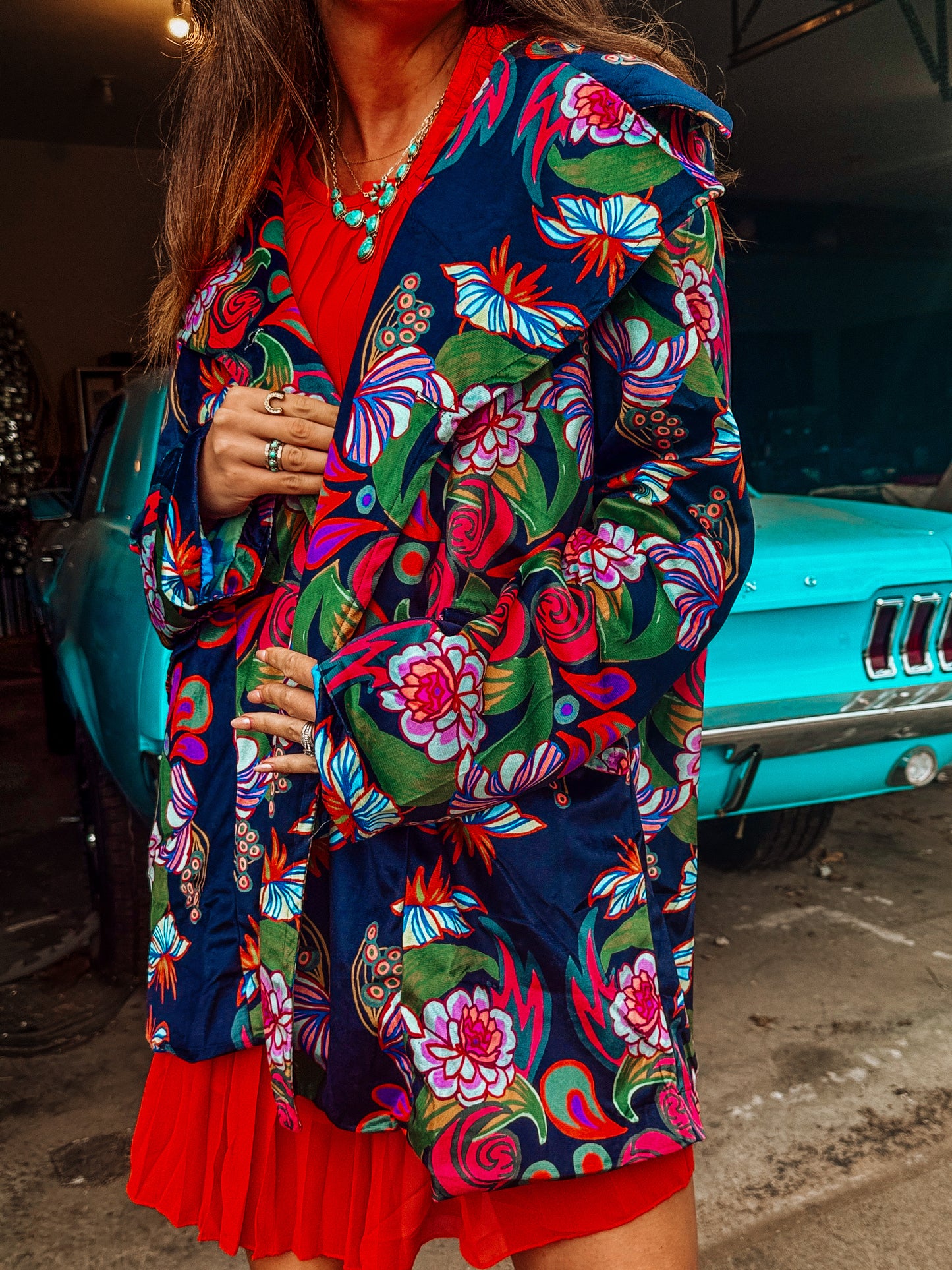LORELEI VELVET BLAZER- Lady The Brand