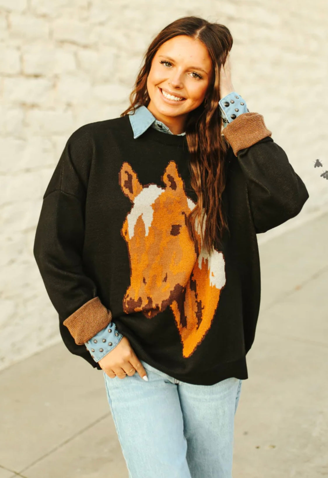 PECOS PALOMINO OVERSIZED SWEATER