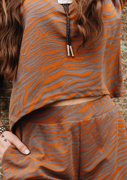 Rust Zebra Shorts