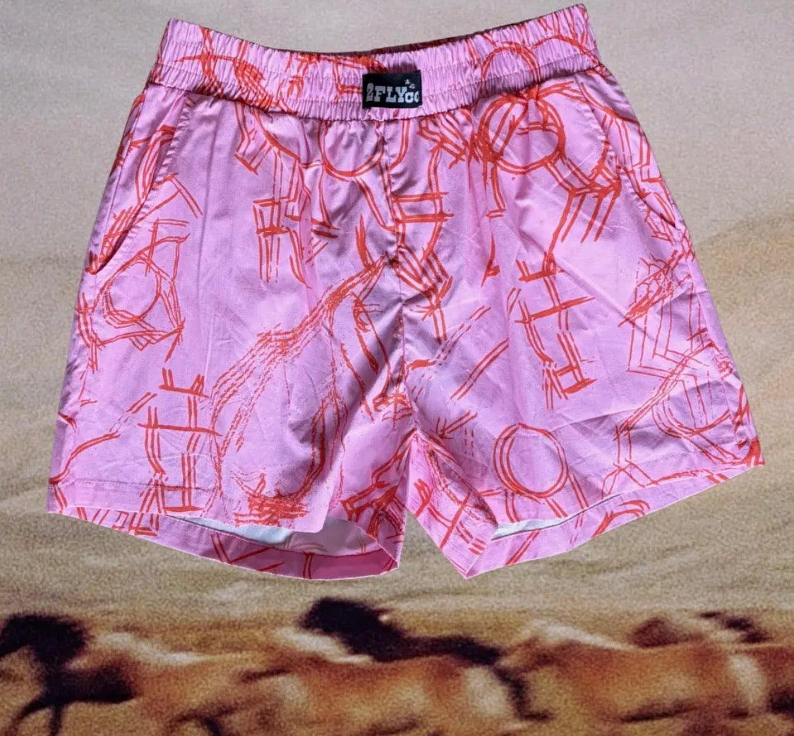 Horse Doddle Boxer Shorts Pink
