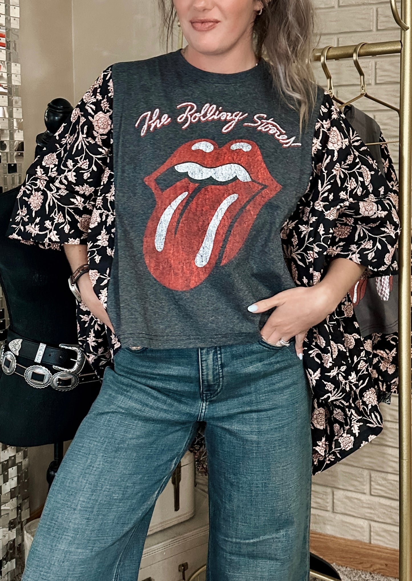 Stones Vintage Bell Sleeve Tee