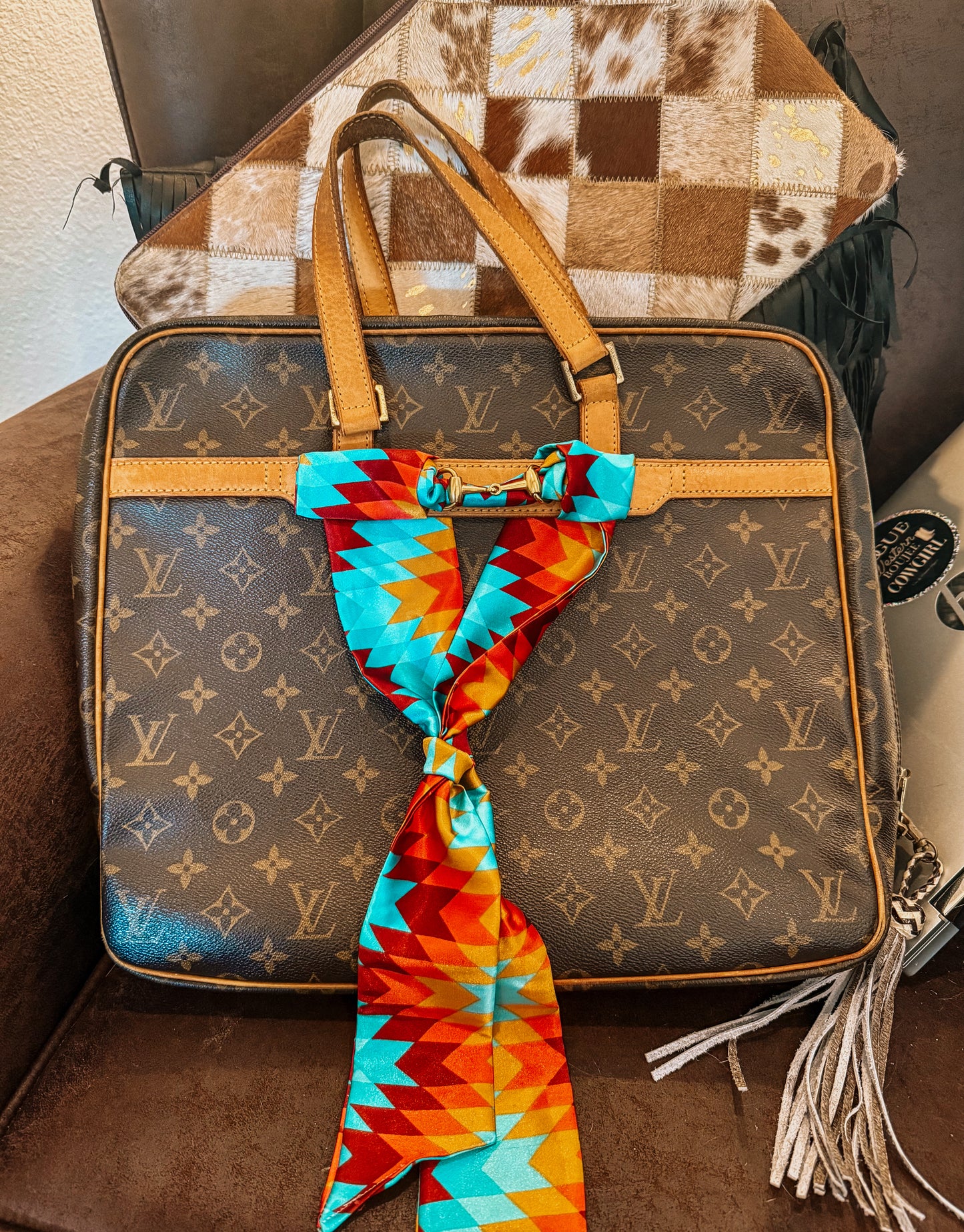 Boujee Vintage Louis Work Bag