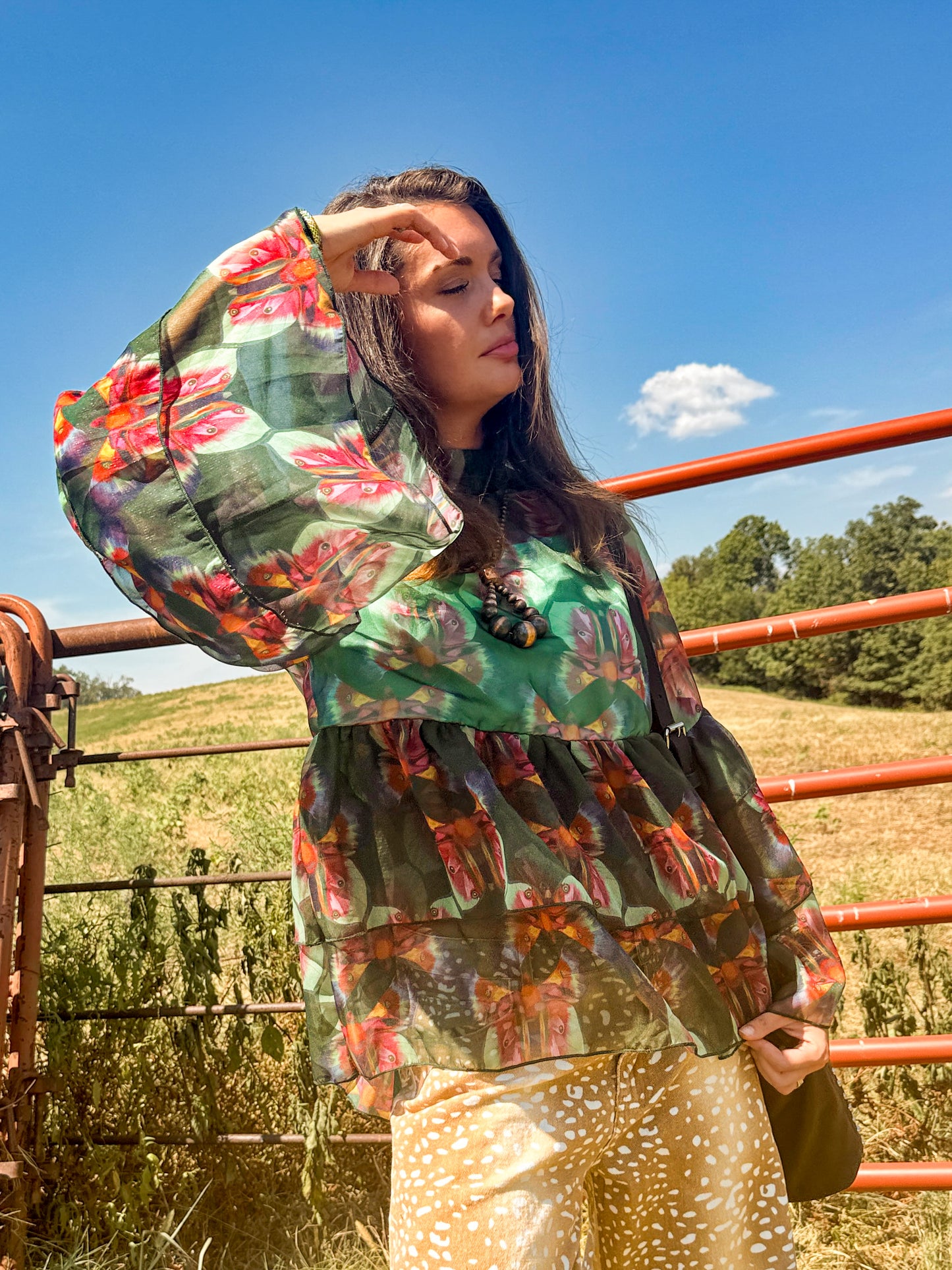 Lady The Brand Butterfly Top