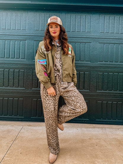 NFR Two piece leopard Set