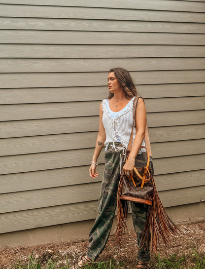 Western Boujee Louis Bucket Bag