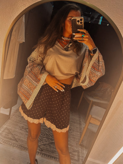Bell Hippie Sleeves Top