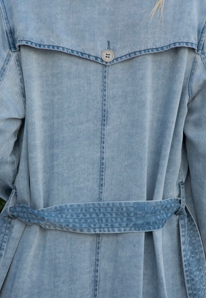 Denim Trench Coat