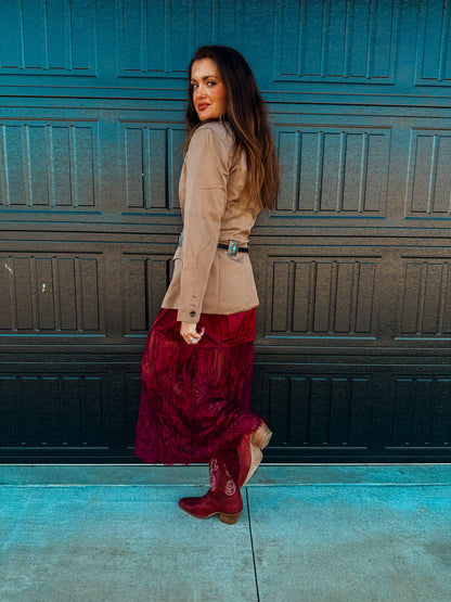 Camel Cowgirl Blazer