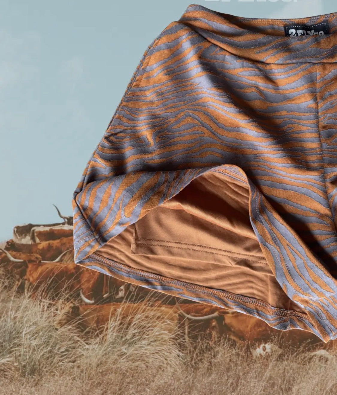 Rust Zebra Shorts
