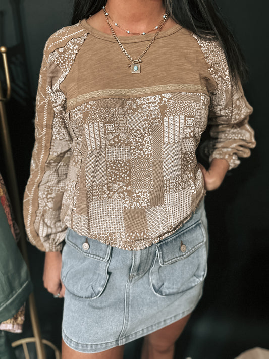 Patchwork Picnic Top