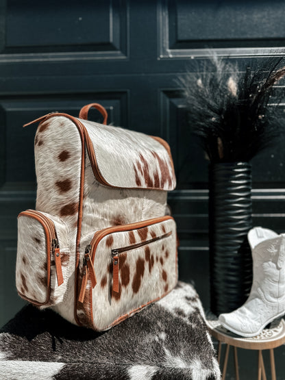 Cowhide Backpack