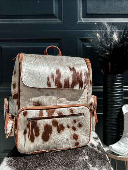 Cowhide Backpack