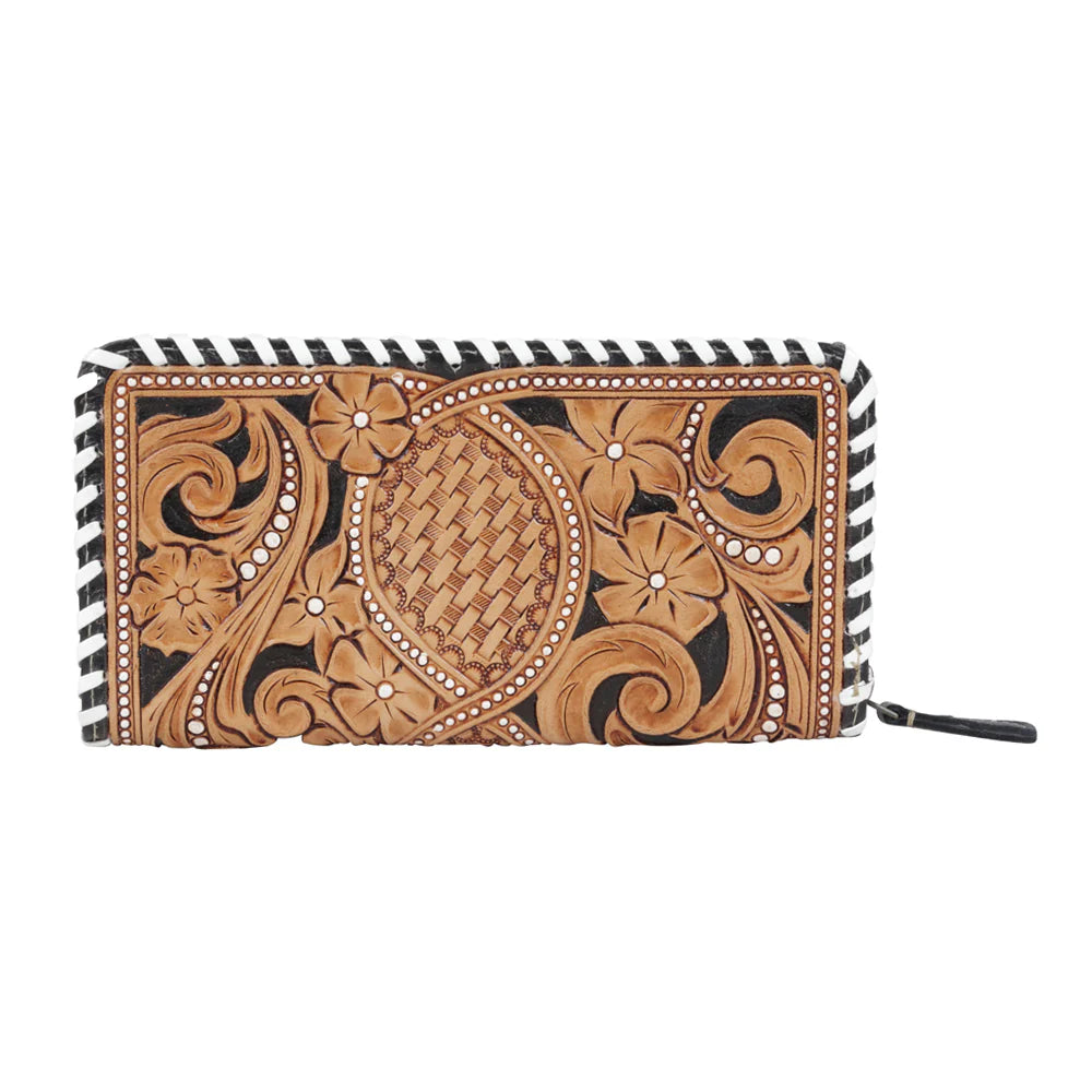 Gaze Tooled Leather Wallet