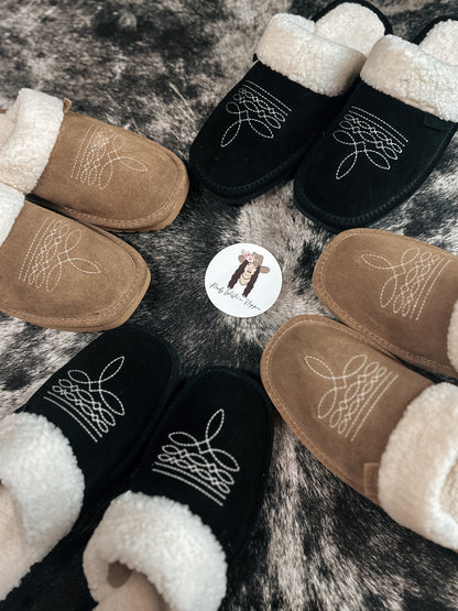 Boot Stitch Slippers