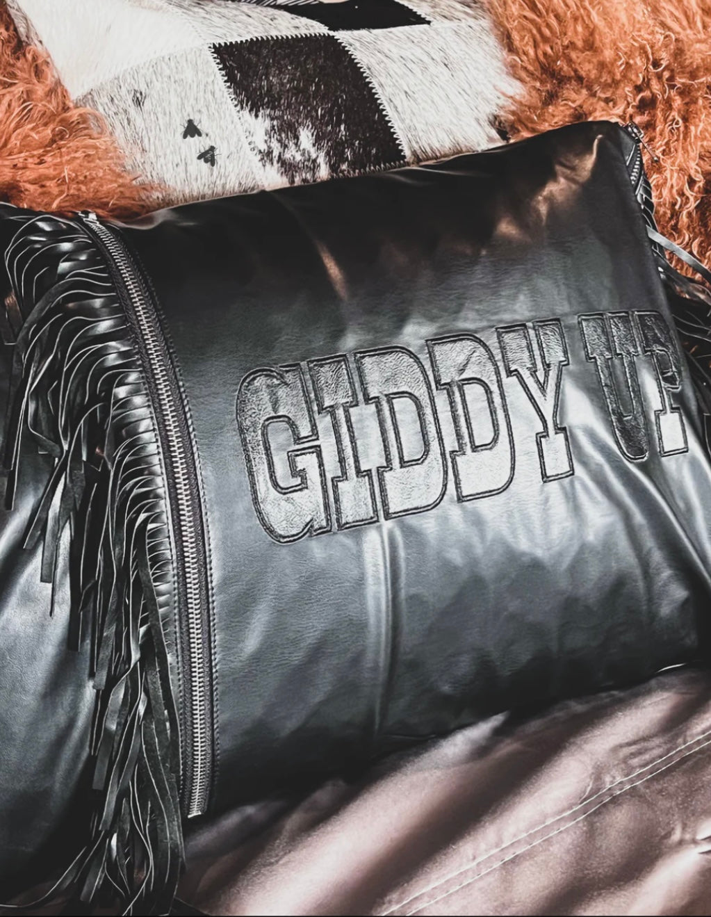 GIDDY UP PILLOW