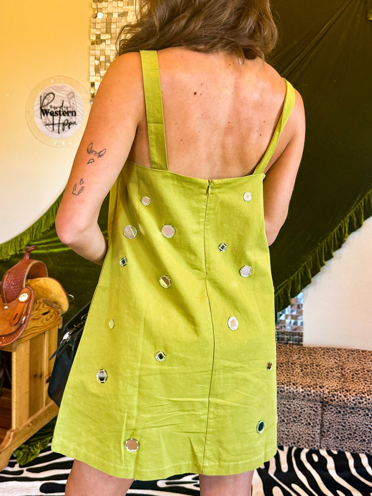 Lucky Charm Mirror Mini Dress