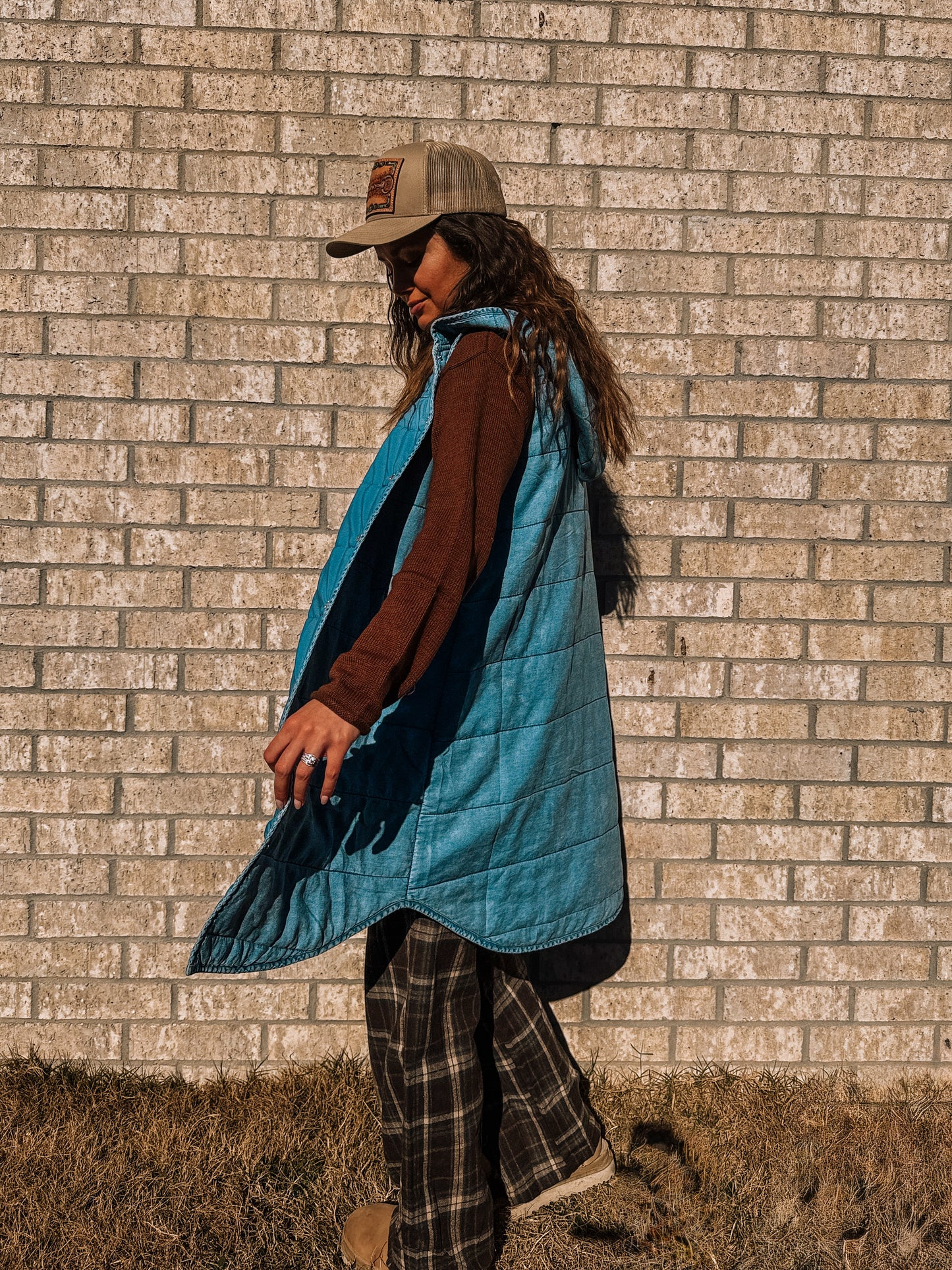 QUINCY QUILTED DENIM VEST