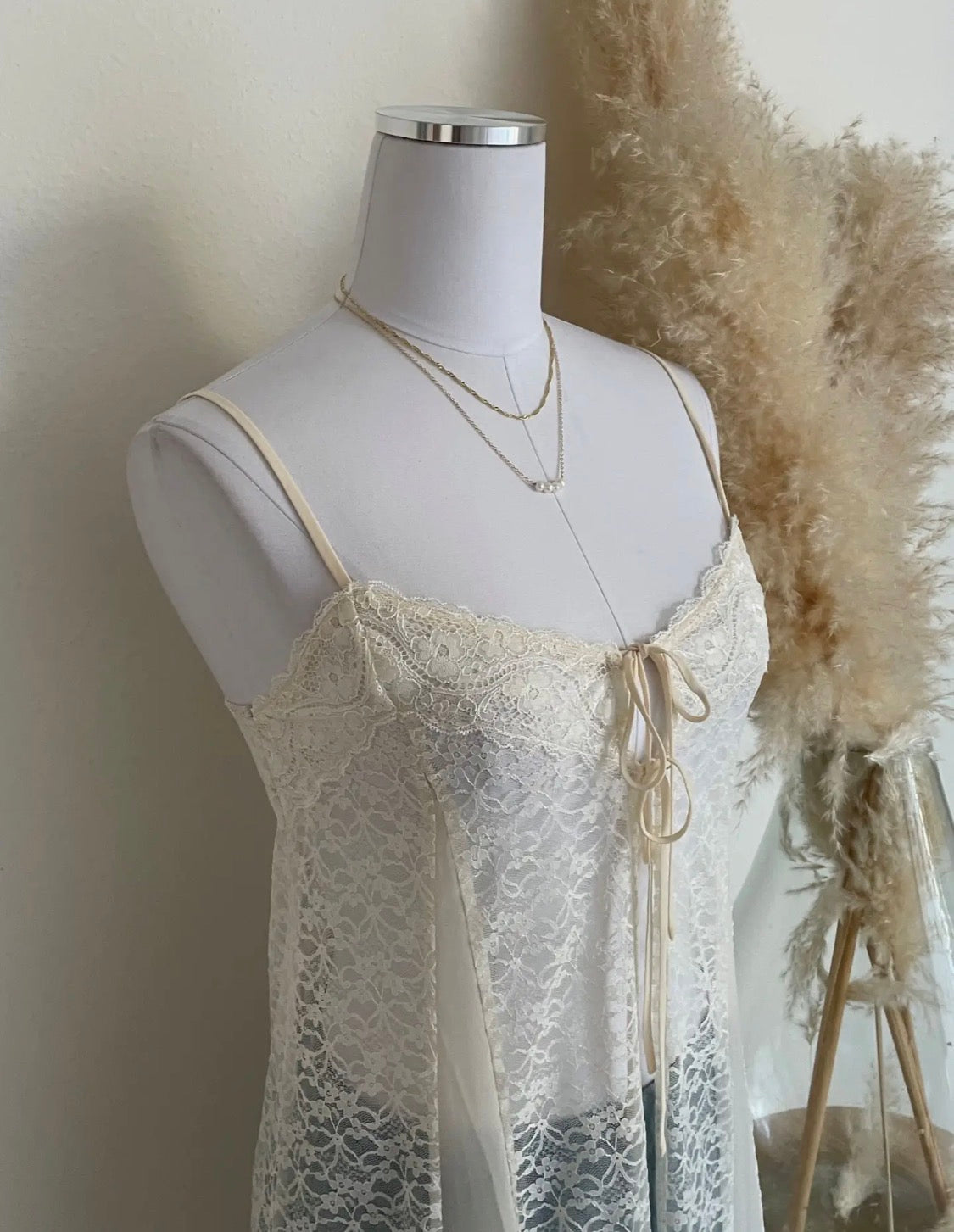 Long Lace Cami
