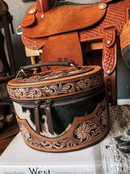 Cowhide Tooled Leather Case