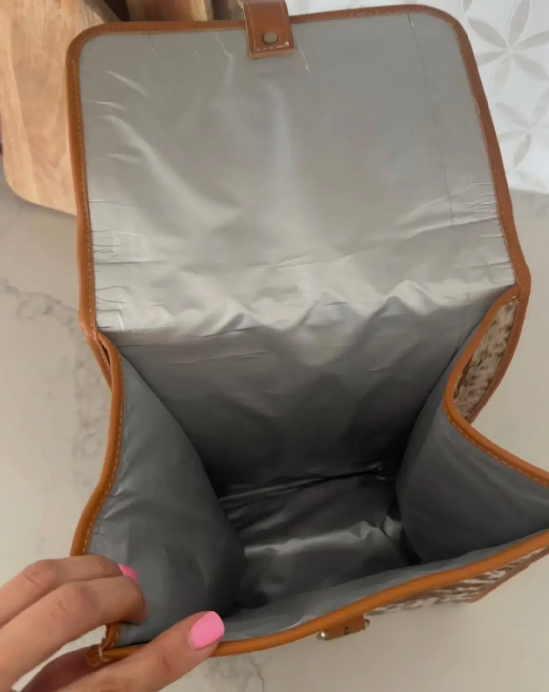 Cowhide Lunch Box