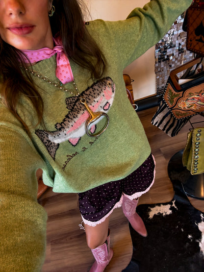 Catch & Release Fish Sweater