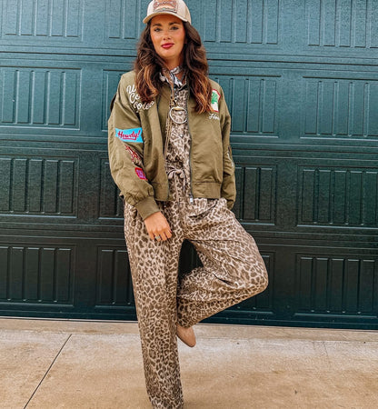 West Coast Embroidered Bomber Jacket