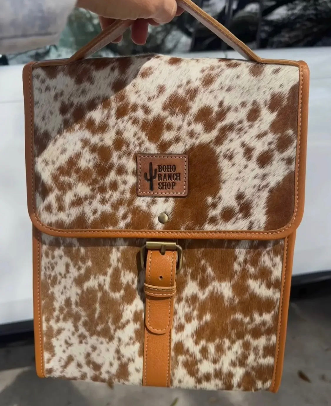 Cowhide Lunch Box