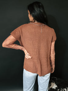 Adeline Rust Sweater