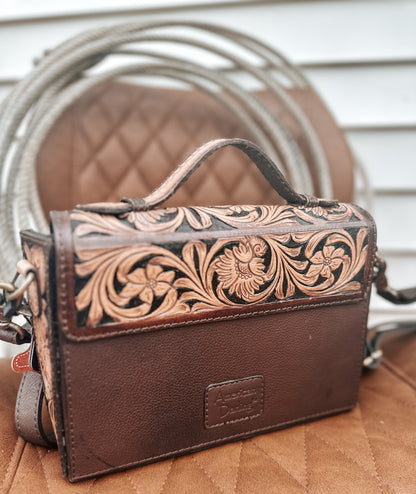 Boone Tooled Leather Crossbody