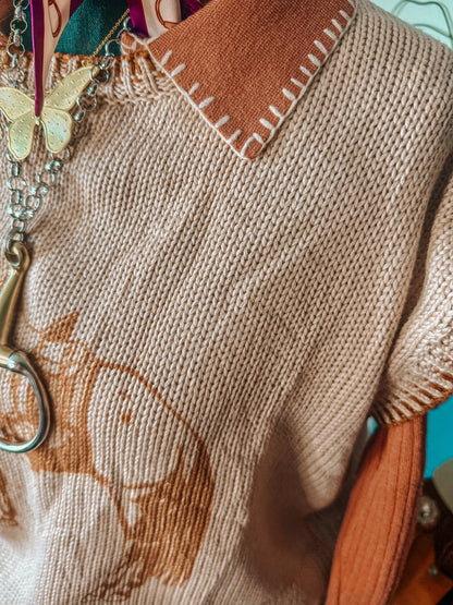 Cowpony Sweater Vest