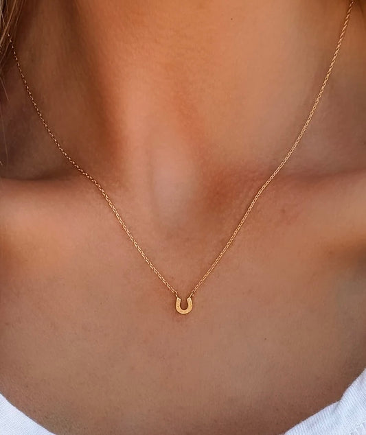 Gold Mini Everyday
Horseshoe Necklace