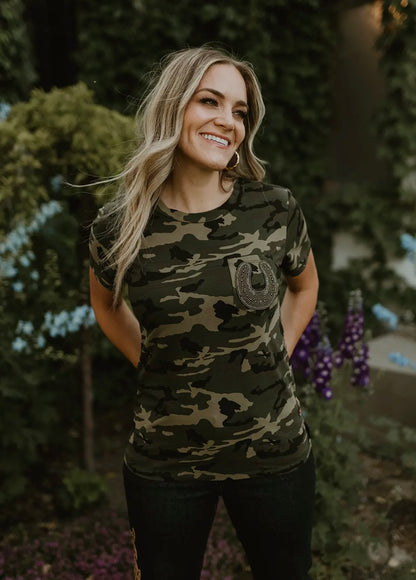 Lucky Lizzy Camo Tee