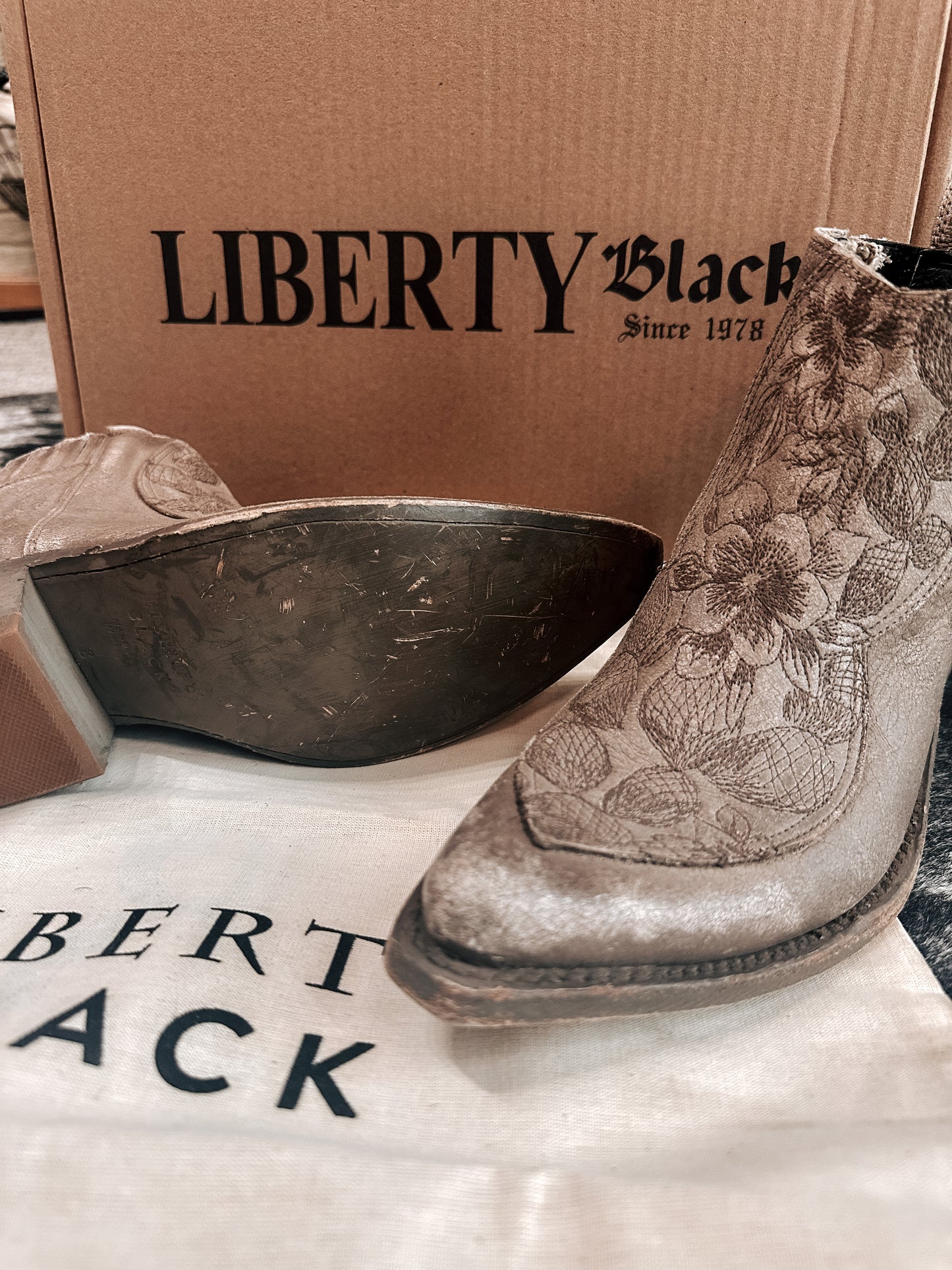 Liberty Black Yoshela Snow Booties