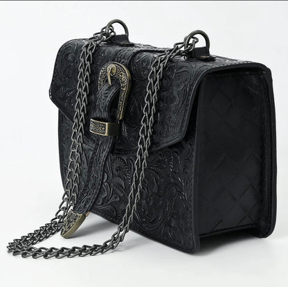 Boujee Cowgirl Tooled Leather Tote