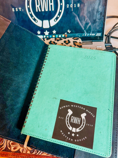 Planner Tooled Leather Cover